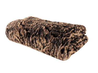 Plutus Jungle Cat Faux Fur Luxury Throw