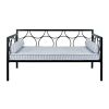 Twin size Modern Black Metal Daybeds - Use as Bed or Seating