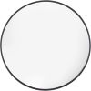 Black 30 IN Metal Round mirror