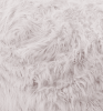 Mahin 5 Foot Rounded Faux Fur Bean Bag, Lavender