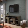 Bridgevine Home Joshua Creek 74 inch TV Stand Console for TVs up to 85 inches, No Assembly Required, Barnwood Finish