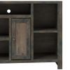 Bridgevine Home Joshua Creek 74 inch TV Stand Console for TVs up to 85 inches, No Assembly Required, Barnwood Finish