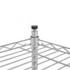 5 Tier Layer Storage Rack Organizer Kitchen Shelving Steel Wire Shelves