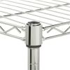5 Tier Layer Storage Rack Organizer Kitchen Shelving Steel Wire Shelves;  35.44 x 13.78 x 70.87 inch