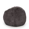 Lily Modern 5 Foot Faux Fur Cozy Bean Bag, Brown/Beige