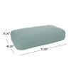 Kasper Water Resistant 6'x3' Lounger Bean Bag, Teal