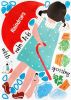 Rainy Girl - Large Wall Decals Stickers Appliques Home Decor