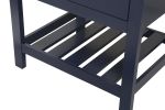 Vanity Sink Combo featuring a Marble Countertop, Bathroom Sink Cabinet, and Home Decor Bathroom Vanities - Fully Assembled Blue 24-inch Vanity with Si