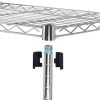 5 Tier Layer Storage Rack Organizer Kitchen Shelving Steel Wire Shelves