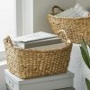 Rectangular Water Hyacinth Basket, Set of 4