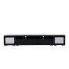 ON-TREND Rattan Style Entertainment Center with Push to Open Doors, 3-pics Extended TV Console Table for TVs Up to 90'', Modern TV Stand with Color Ch