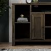 Bridgevine Home Joshua Creek 74 inch TV Stand Console for TVs up to 85 inches, No Assembly Required, Barnwood Finish