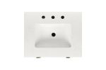 Vanity Sink Combo featuring a Marble Countertop, Bathroom Sink Cabinet, and Home Decor Bathroom Vanities - Fully Assembled Blue 24-inch Vanity with Si