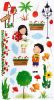 Plant Fun-2 - Wall Decals Stickers Appliques Home Decor