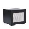 ON-TREND Rattan Style Entertainment Center with Push to Open Doors, 3-pics Extended TV Console Table for TVs Up to 90'', Modern TV Stand with Color Ch