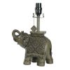 Elephant Table Lamp;  Gray