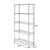 5 Tier Layer Storage Rack Organizer Kitchen Shelving Steel Wire Shelves