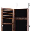 Fashion Simple Jewelry Storage Mirror Cabinet Can Be Hung On The Door Or Wall RT
