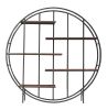 New Innovation Living Room Furniture Book Shelf Round 5-Tier Metal Plant Stand bookcase storage rack Terrace Garden Balcony Display Stand