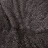 Lily Modern 5 Foot Faux Fur Cozy Bean Bag, Brown/Beige