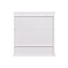 Wall Mounted Bathroom Cabinet with 2 Mirror Doors and Adjustable Shelf