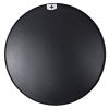 Black 24 IN Metal Round mirror