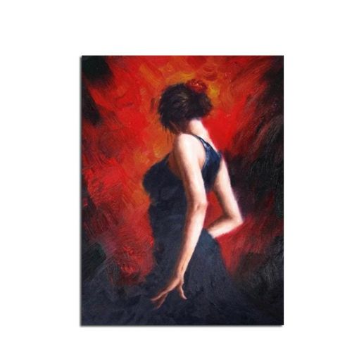 Ha's Art 100% Hand Painted Abstract Oil Painting Wall Art Contemporary Dancing Women Picture Canvas Home Decor For Living Room Bedroom No Frame Ha's Art 100% Hand Painted Abstract Oil Painting Wall Art Contemporary Dancing Women Picture Canvas Home Decor For Living Room Bedroom No Frame