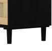 31.50"3-Drawers Rattan Storage Cabinet Rattan Drawer,for Bedroom,Living Room,Dining Room,Hallways